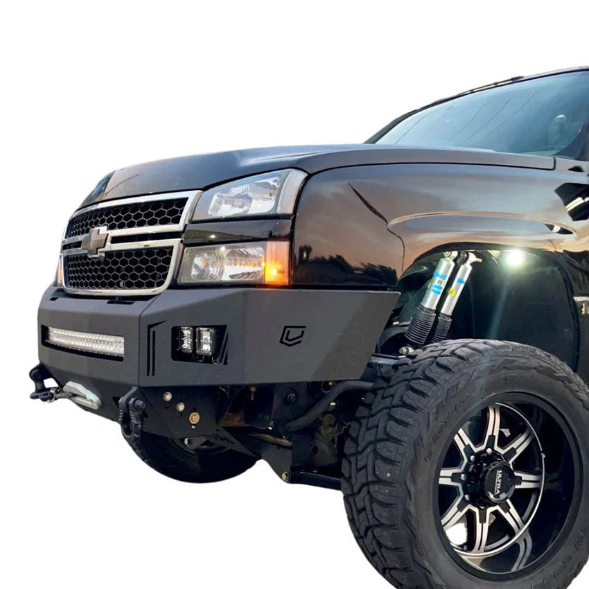 2003-2007 CHEVY SILVERADO 2500/3500 OCTANE FRONT WINCH BUMPER Front View