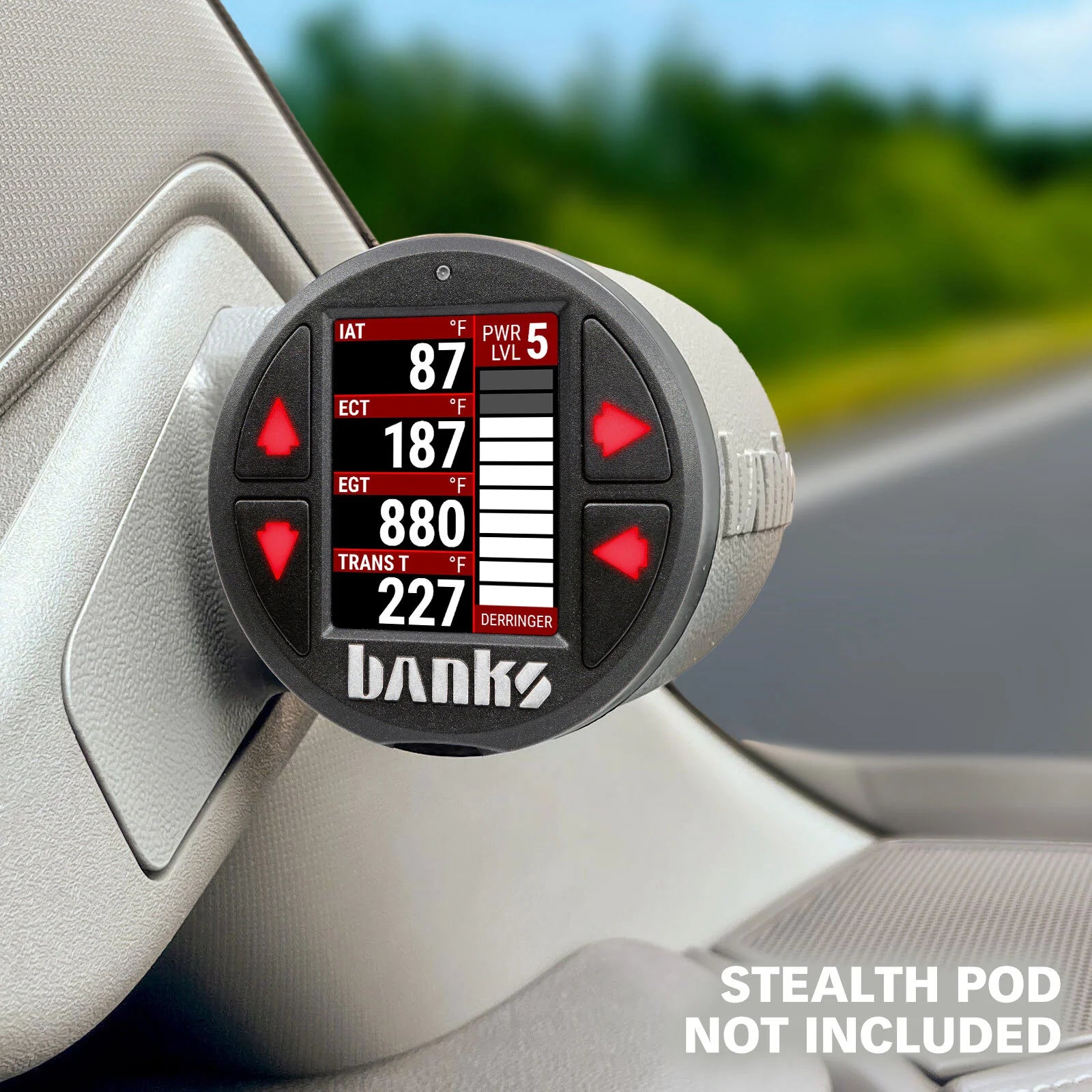 2024-2025 Chevy/GMC 2500/3500 6.6L Duramax, L5P Derringer High Output High Output Tuner with iDash Pro or iDash Data Pro Front View