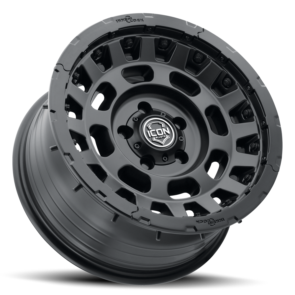 ICON ALLOYS | Hammer Pro | Satin Black / Silver Machined / Charcoal