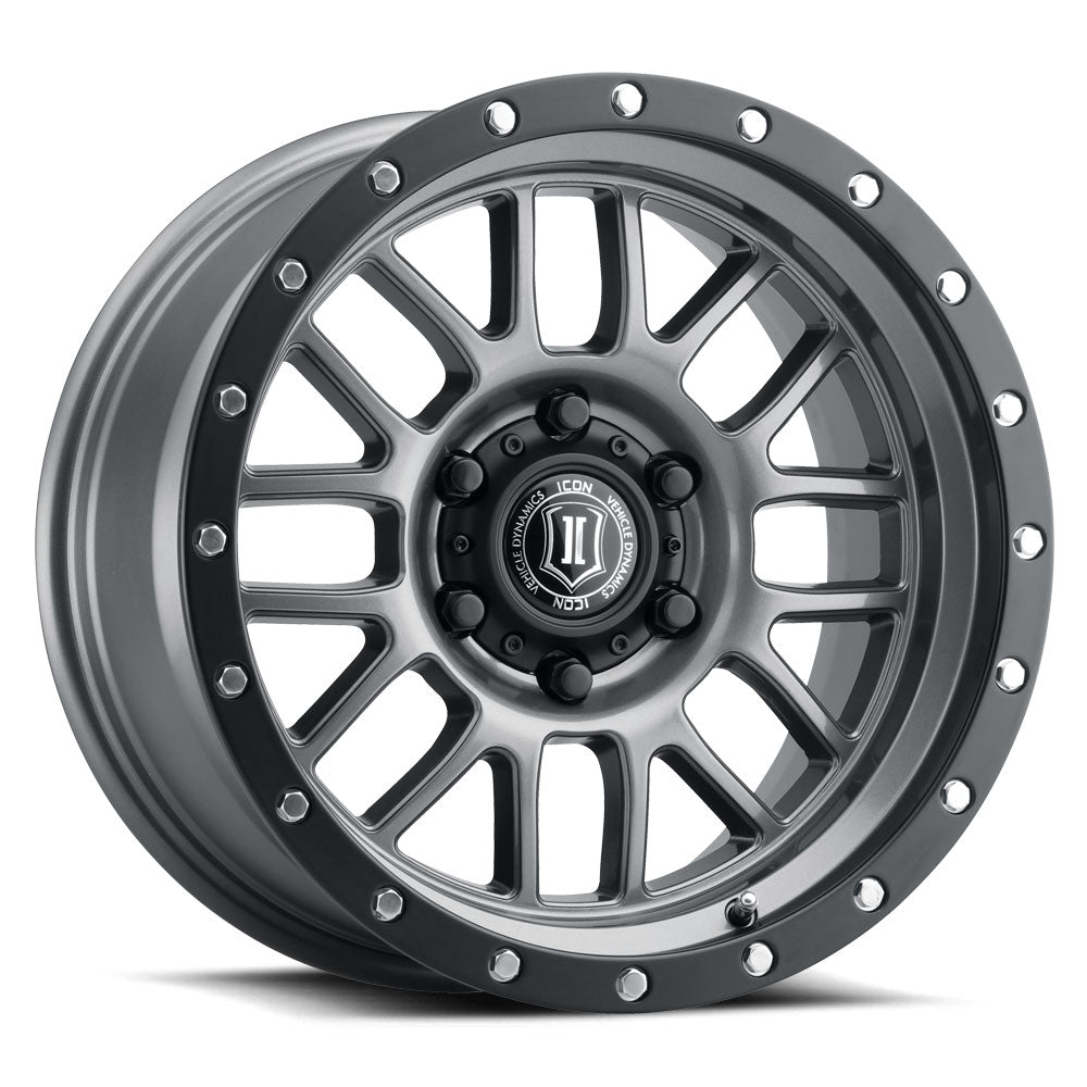 ICON ALLOYS | Alpha / Gunmetal with Black Ring