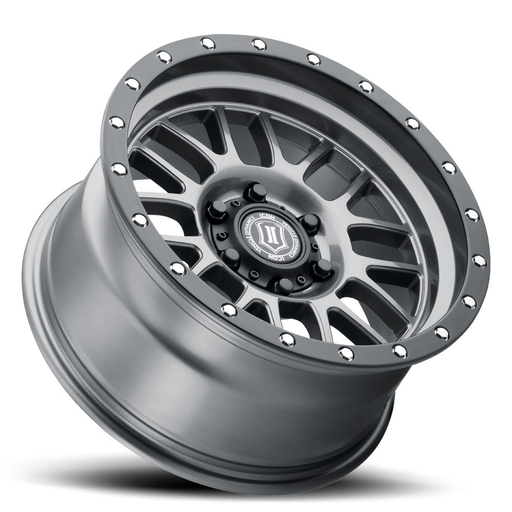 ICON ALLOYS | Alpha / Gunmetal with Black Ring