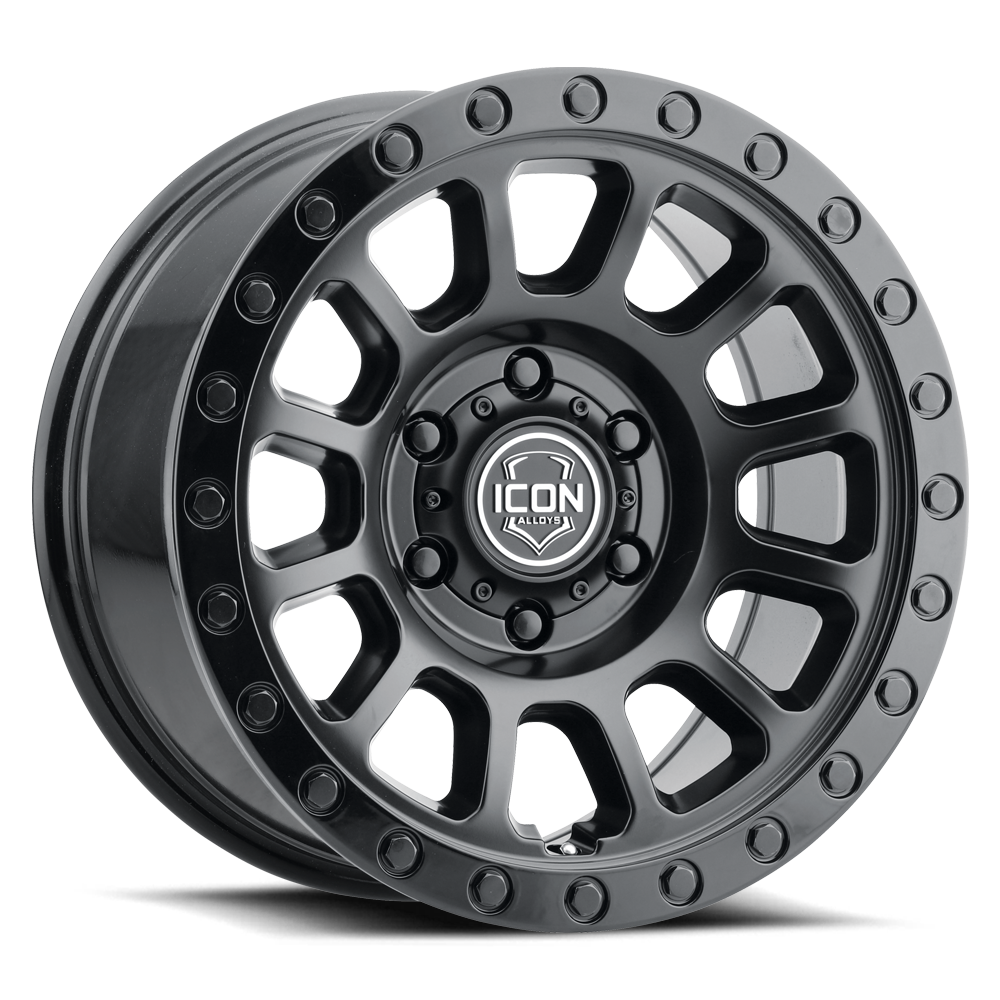 ICON ALLOYS | Hulse | Double Black / Silver Machined
