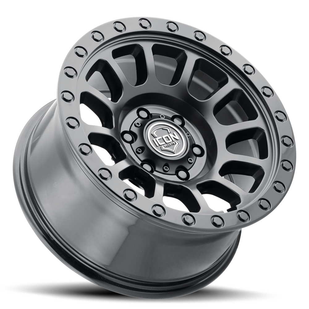ICON ALLOYS | Hulse | Double Black / Silver Machined