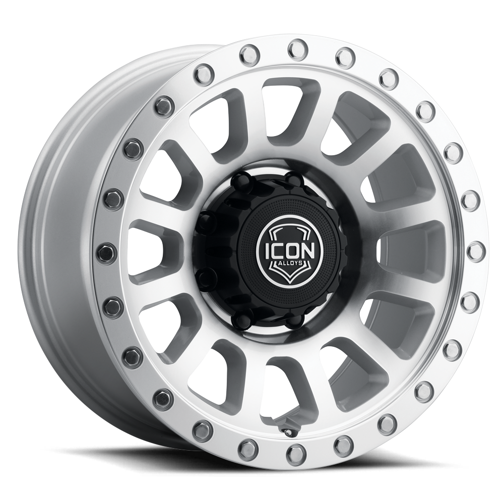 ICON ALLOYS | Hulse | Double Black / Silver Machined