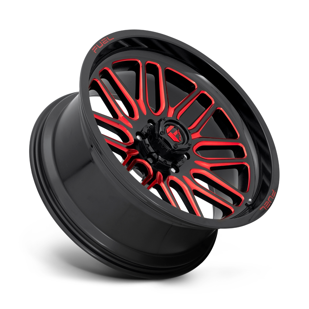 Fuel Wheels | IGNITE | GLOSS BLACK RED TINTED CLEAR