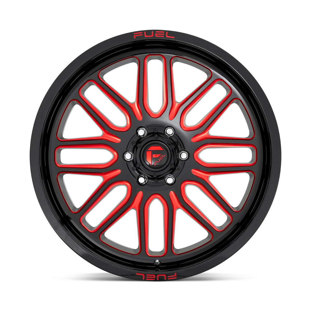 Fuel Wheels | IGNITE | GLOSS BLACK RED TINTED CLEAR