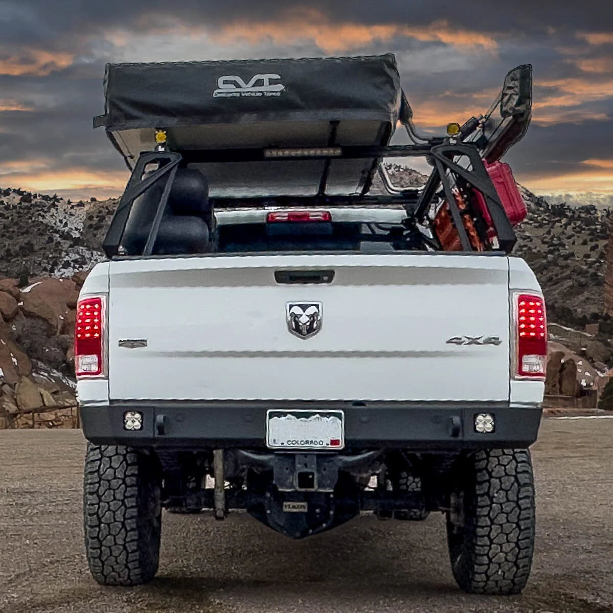 2010-2025 RAM 2500/3500 OCTANE HIGH CLEARANCE REAR BUMPER Front View