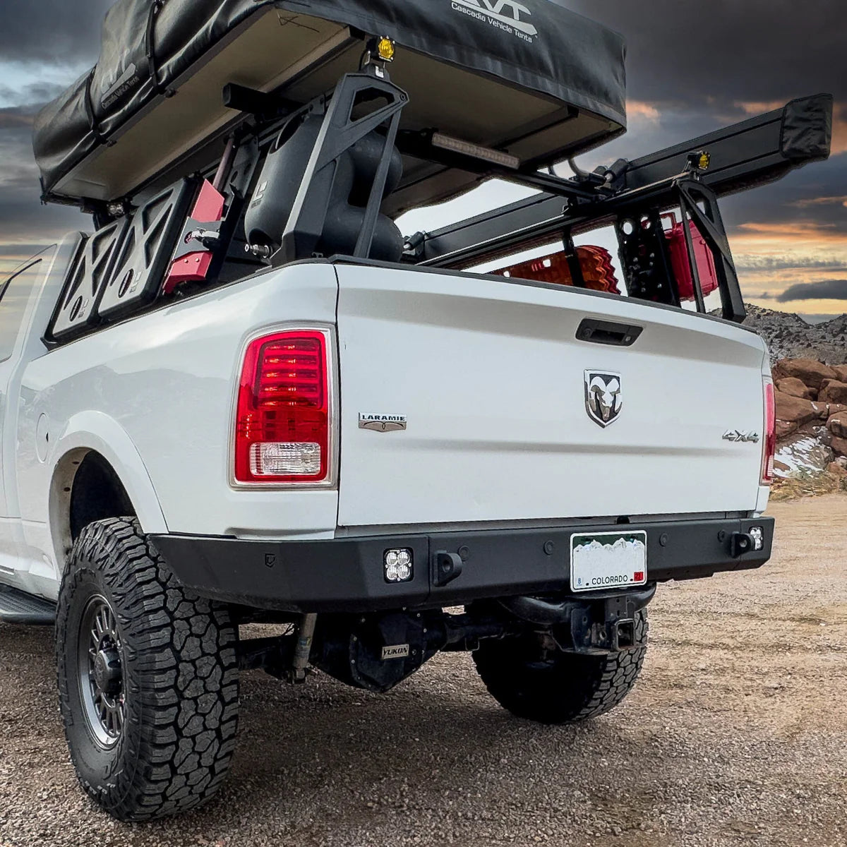 2010-2025 RAM 2500/3500 OCTANE HIGH CLEARANCE REAR BUMPER Front View