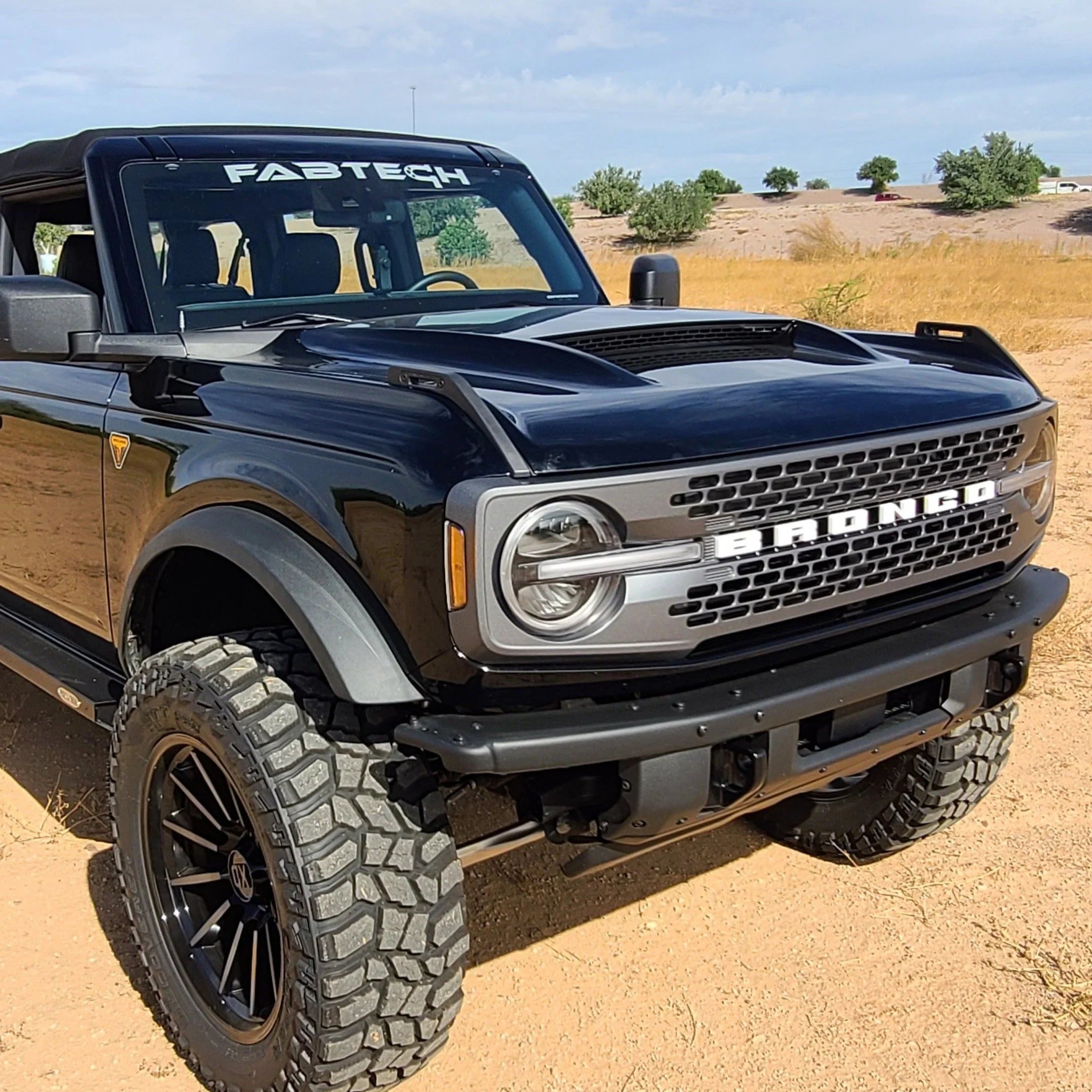 Advanced Fiberglass Concepts Ford Bronco Fiberglass Air Hood