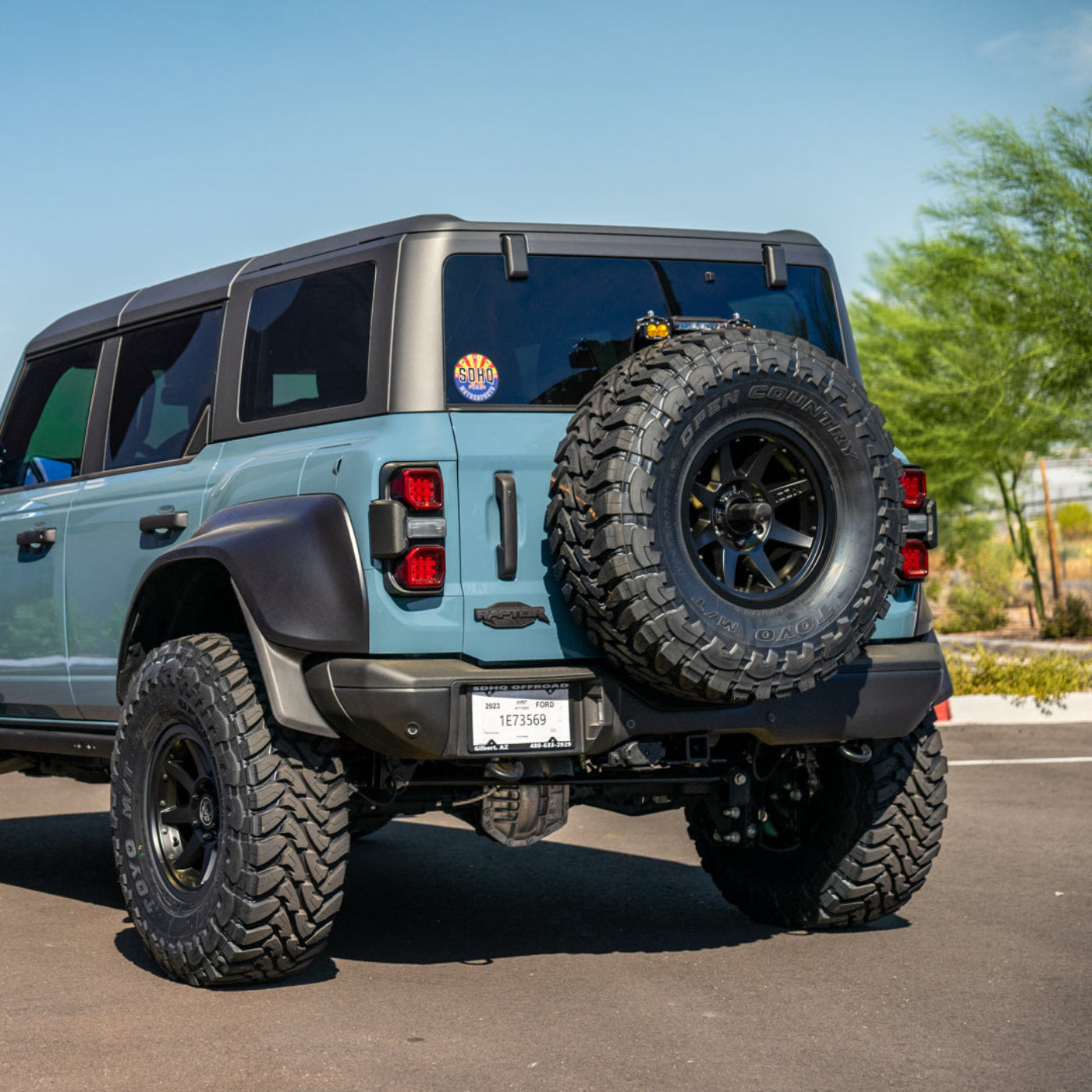 '21-24 Ford Bronco/Bronco Raptor SDHQ Built 3rd Brake Light Chase Light Mount installed 