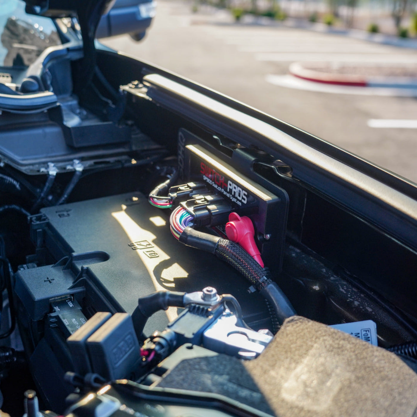 '24 Ford Ranger/Ranger Raptor Switch Pros Power Module Mount installed