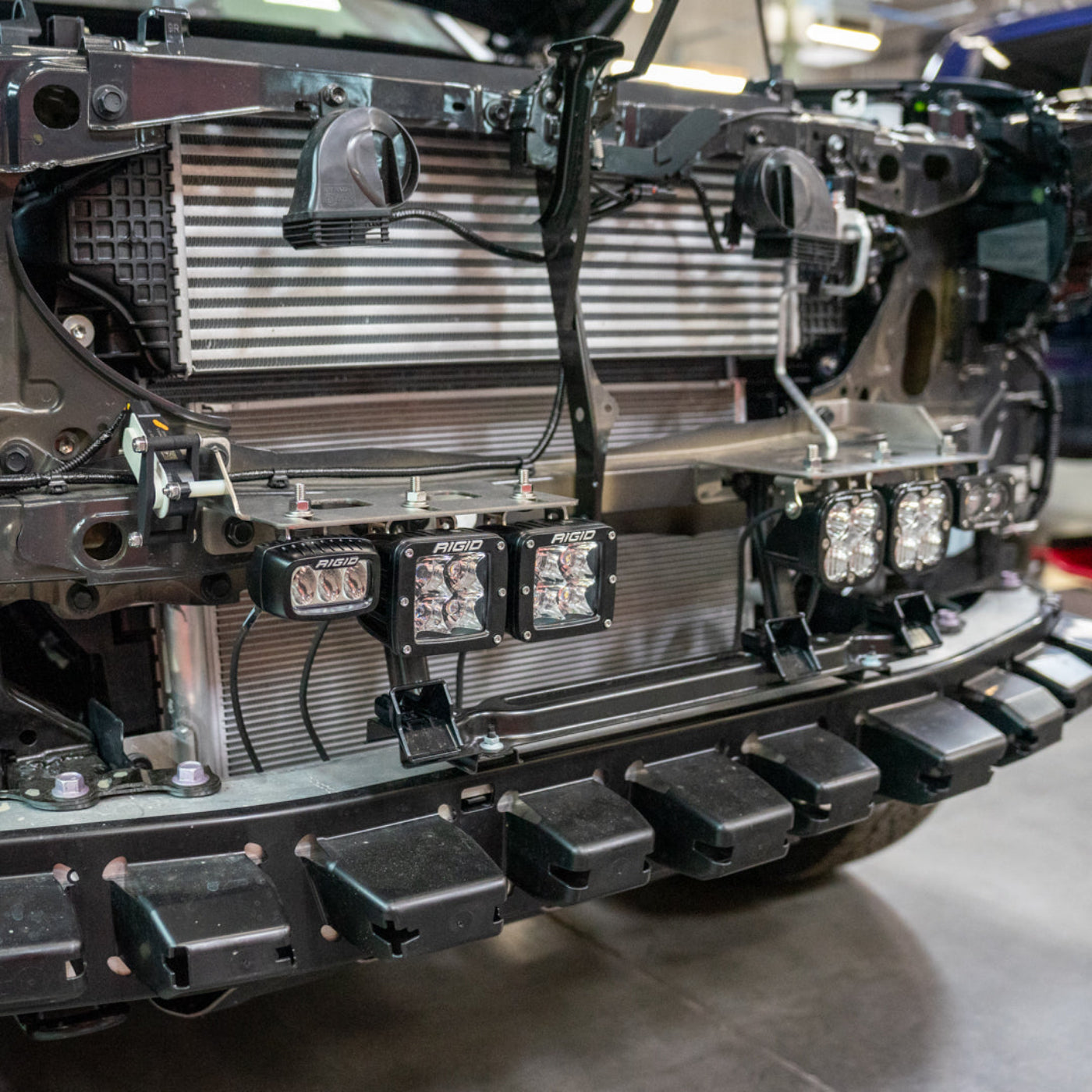 '24 Toyota Tacoma Bumper Light Mount installed 