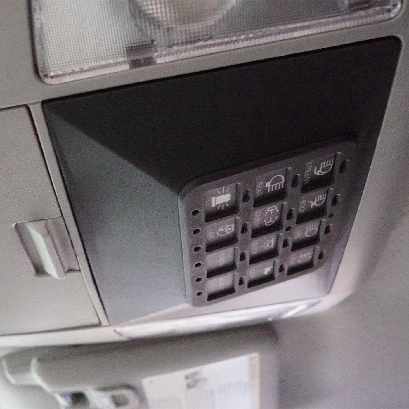 '14-21 Toyota Tundra Switch Pros RCR-12 Overhead Keypad Mount installed 