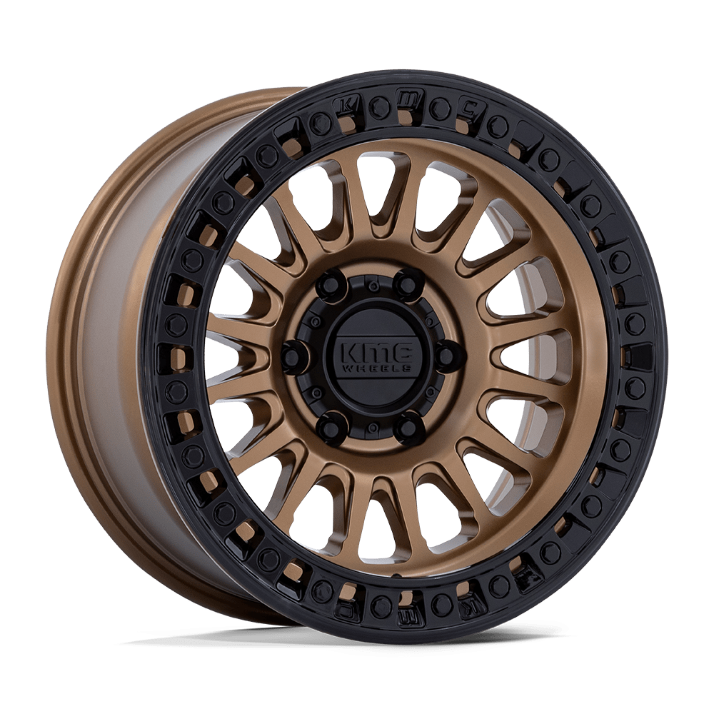 KMC WHEELS | IMS MATTE BLACK W/GLOSS BLACK LIP | MATTE BRONZE W/GLOSS BLACK LIP