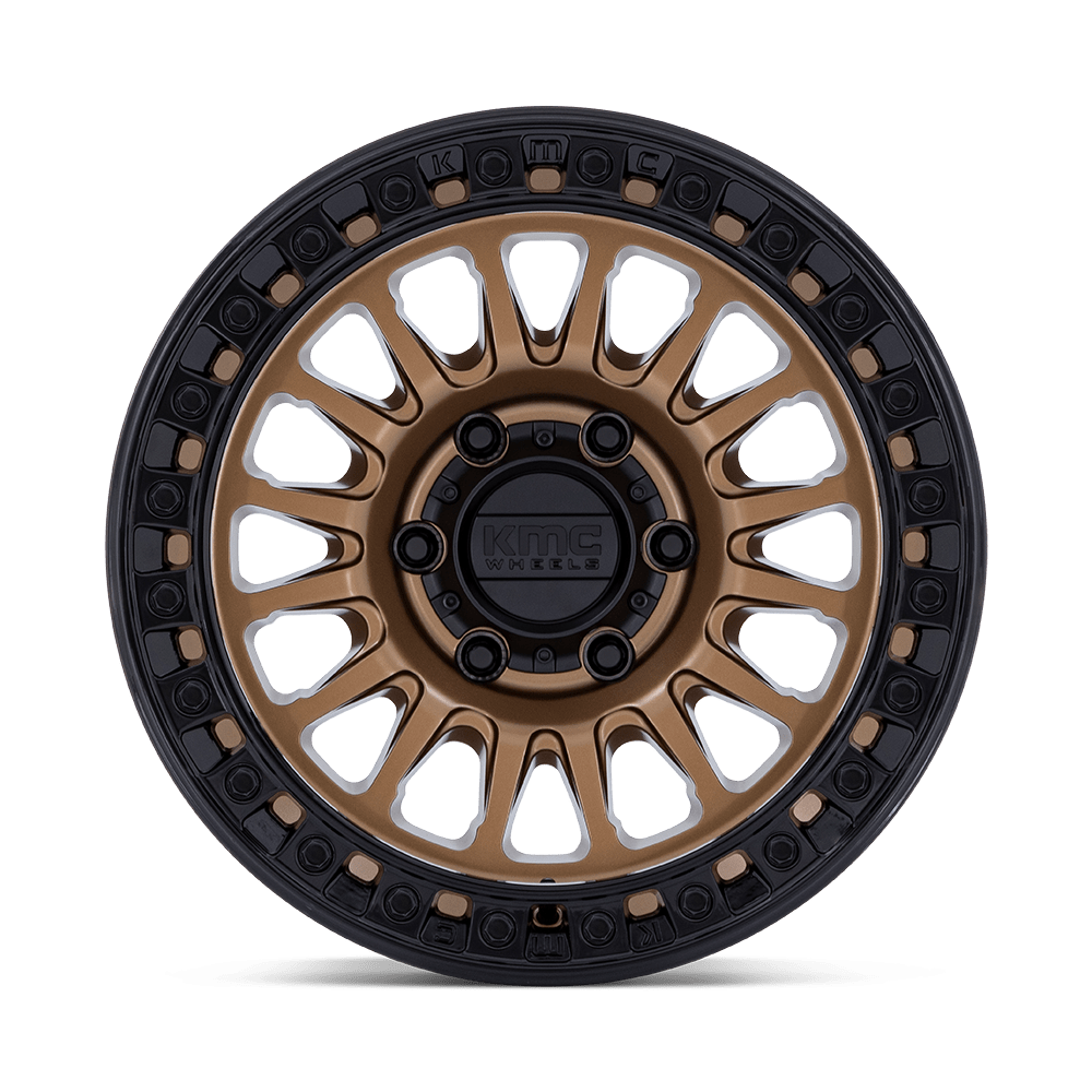 KMC WHEELS | IMS MATTE BLACK W/GLOSS BLACK LIP | MATTE BRONZE W/GLOSS BLACK LIP