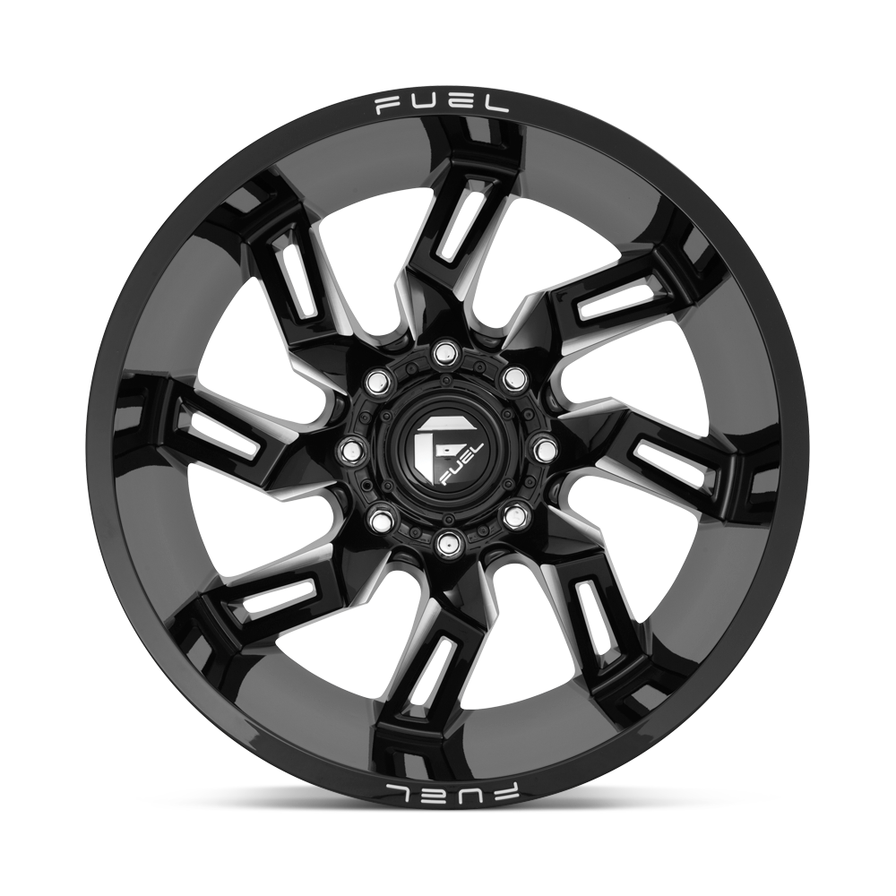 Fuel Wheels | LOCKDOWN | GLOSS BLACK MILLED