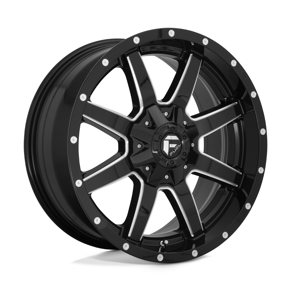 Fuel Wheels | MAVERICK | GLOSS BLACK MILLED