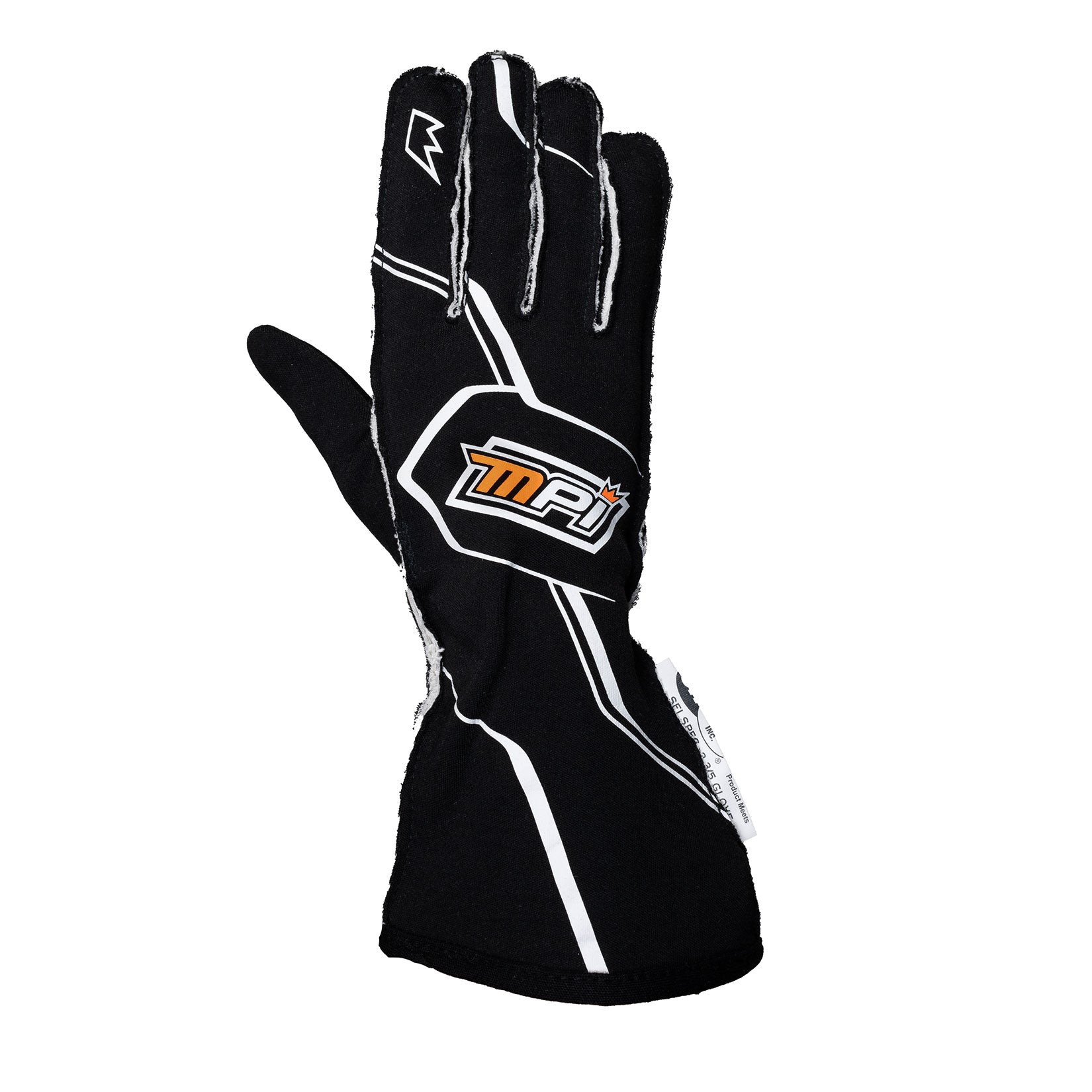 Max Papis Innovations Racing Gloves Black XS MPI display