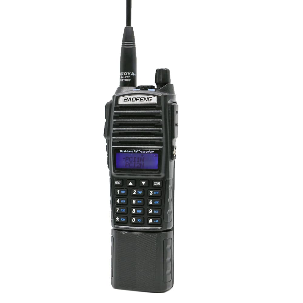 PCI Baofeng UV-82 Long Antenna & Extended Battery