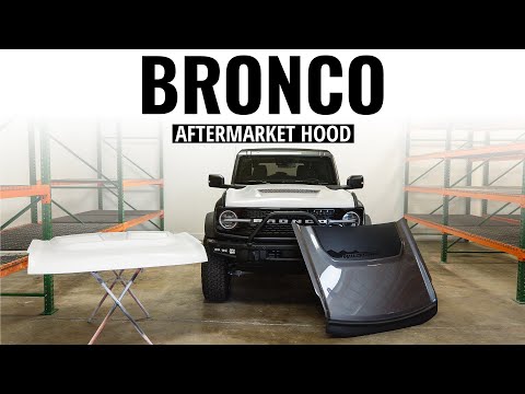 Advanced Fiberglass Concepts Ford Bronco Fiberglass Air Hood