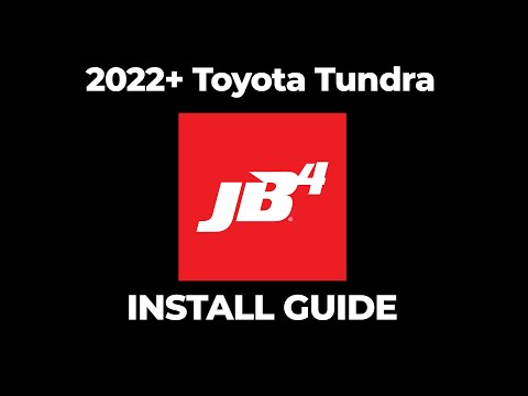 JB4 for 2022+ Toyota Tundra 3.5L Twin Turbo Installation Guide Video 