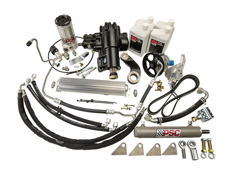 '12-18 Jeep JK 3.6L PSC Cylinder Assist Steering Kit, 6.75" Lock-To-Lock - Trussed Front Axle