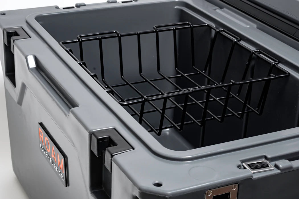 45QT Rugged Cooler Top View Grey