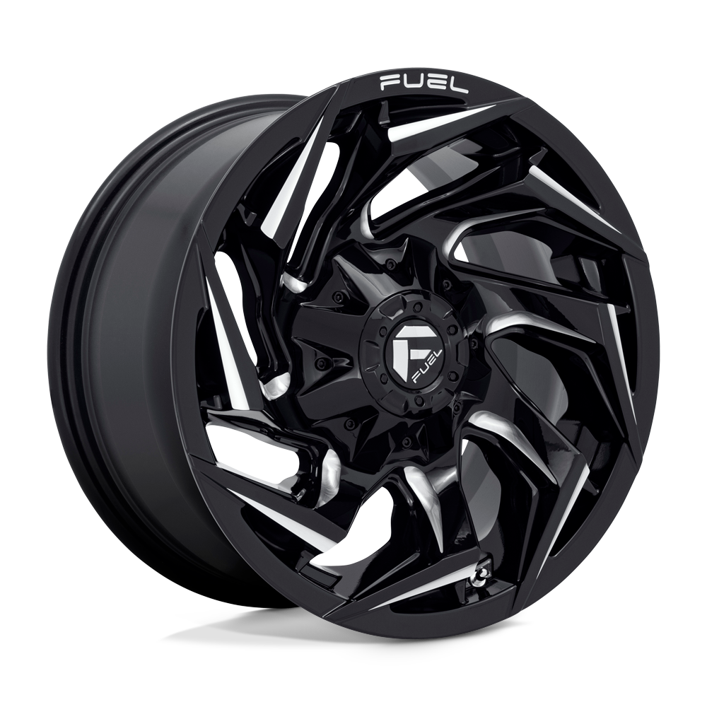 Fuel Wheels | REACTION | GLOSS BLACK MILLED