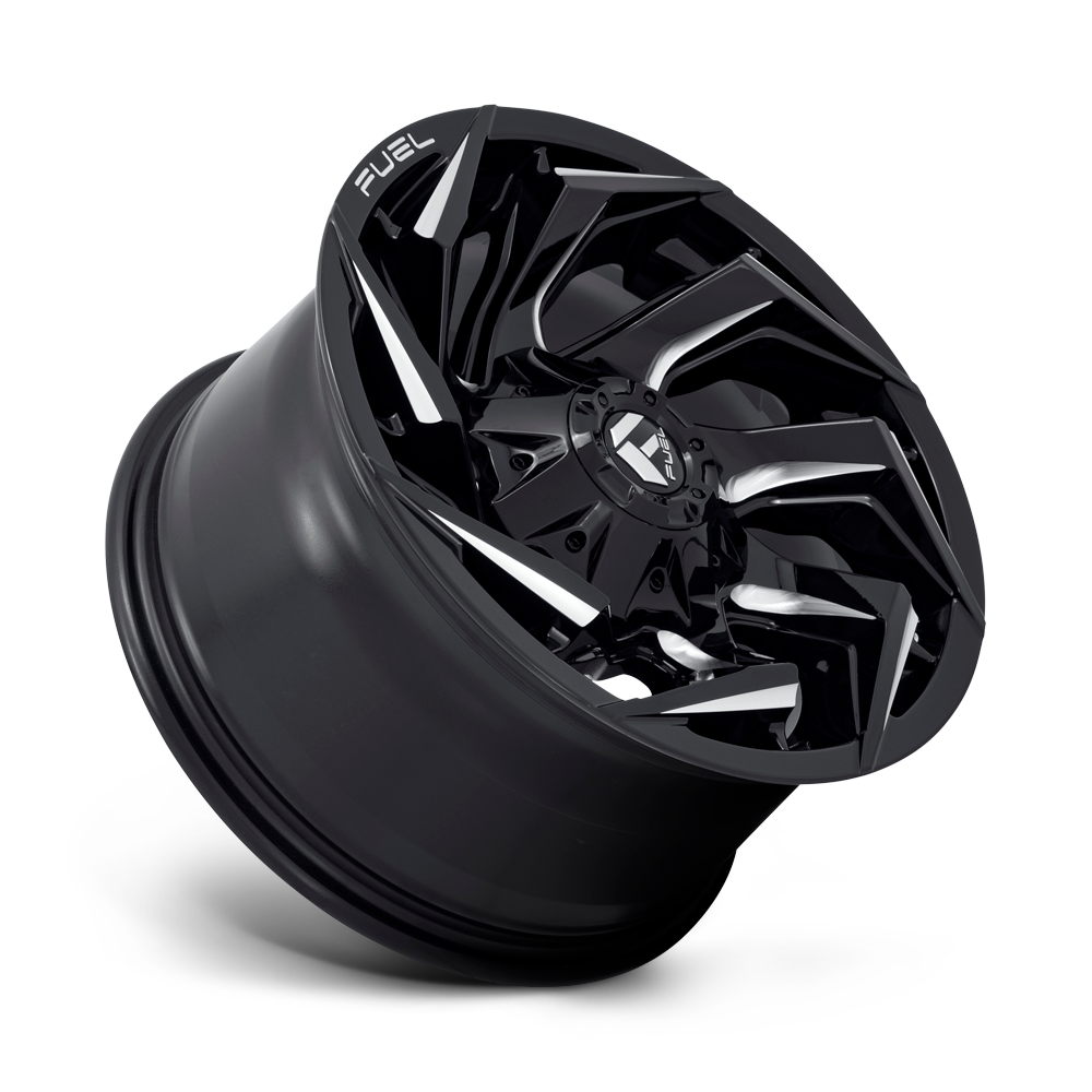 Fuel Wheels | REACTION | GLOSS BLACK MILLED