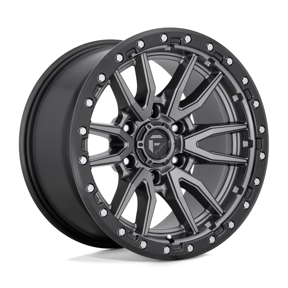 Fuel Wheels | REBEL | MATTE GUNMETAL BLACK BEAD RING