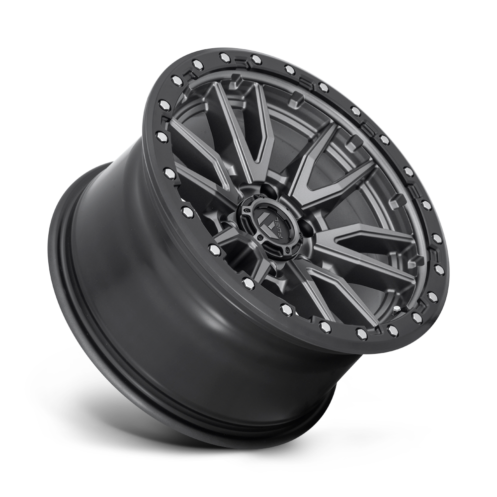 Fuel Wheels | REBEL | MATTE GUNMETAL BLACK BEAD RING
