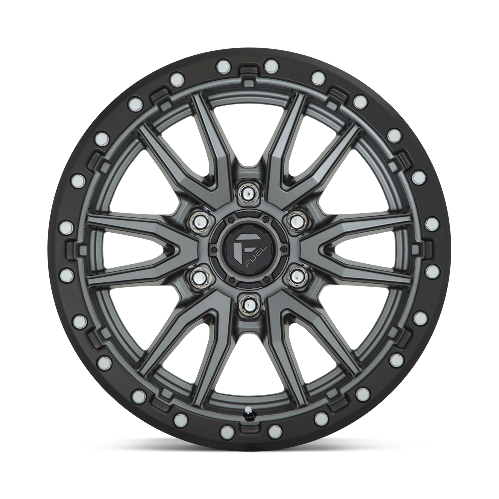 Fuel Wheels | REBEL | MATTE GUNMETAL BLACK BEAD RING