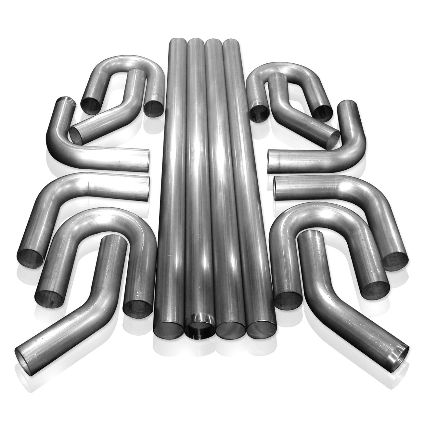 Rod Builder Catback Exhaust Kits Stainless Steel Front View