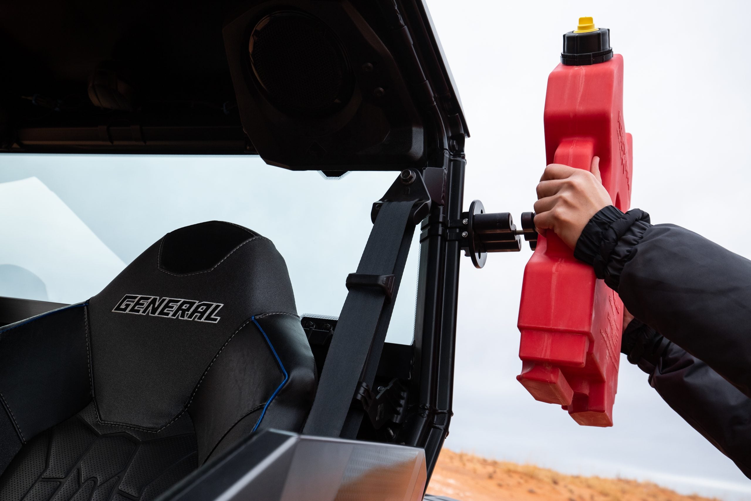 Rotopax / Fuelpax Fuel Container Mount – Adjustable Angle