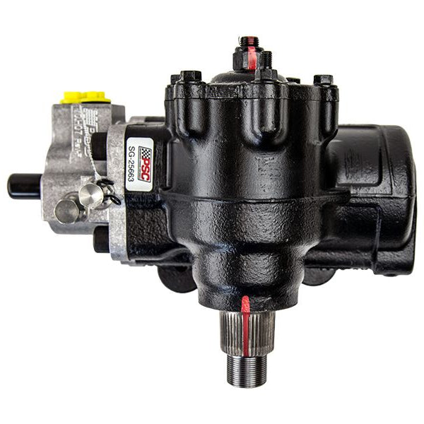 BIG BORE XD Cylinder Assist Steering Gearbox for 2009-2024 RAM 2500/3500 Front View