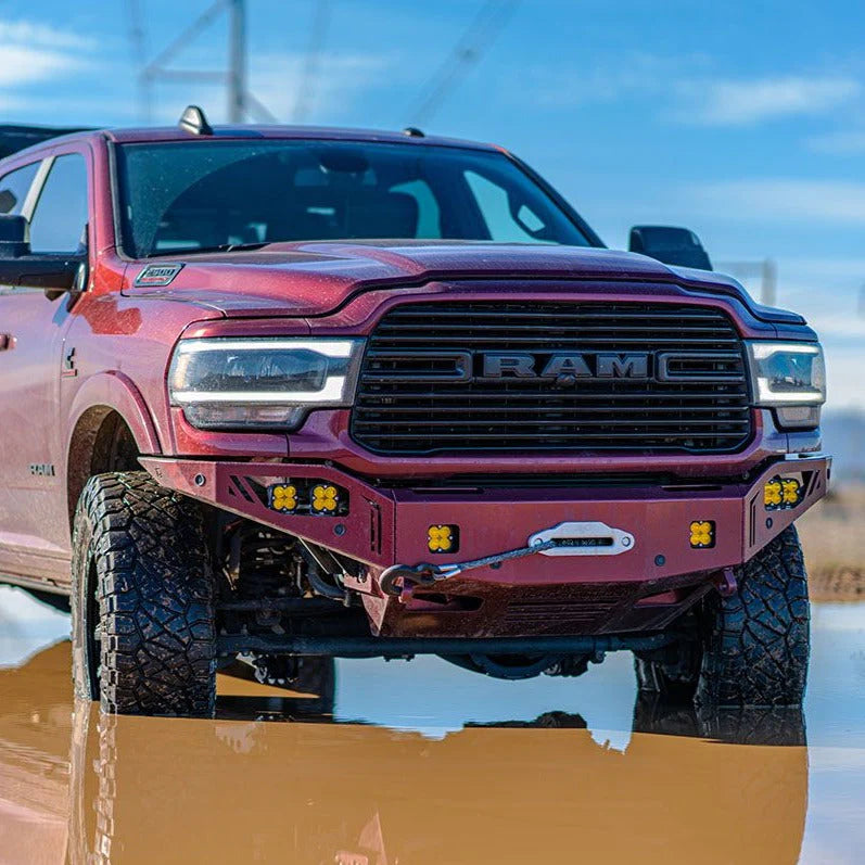 2019-2025 RAM 2500/3500 OCTANE SERIES FRONT WINCH BUMPER Front View