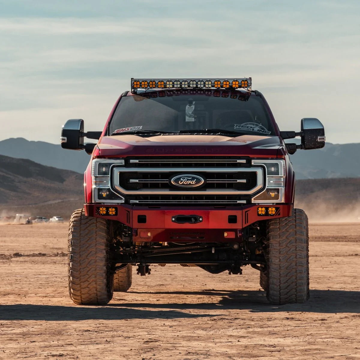 2017-2022 FORD SUPERDUTY F250/F350 OCTANE SERIES FRONT WINCH BUMPER Front View