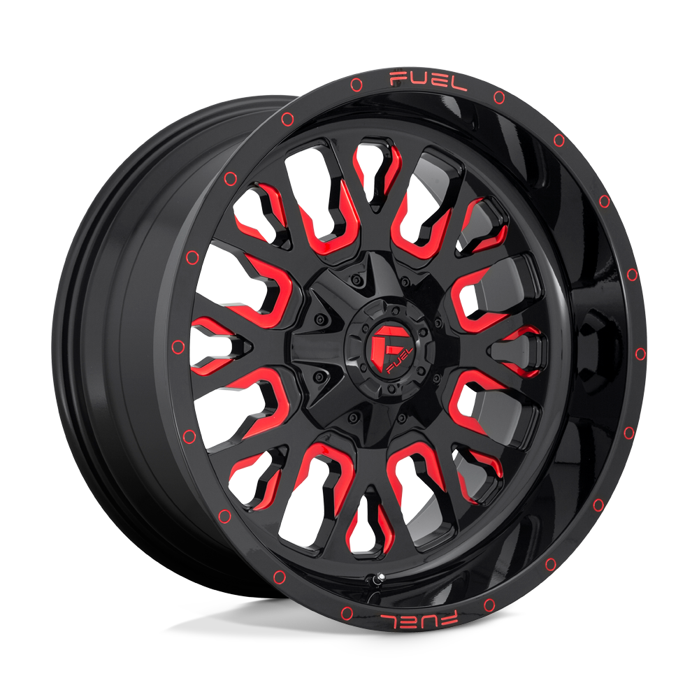 Fuel Wheels | STROKE Front View Red