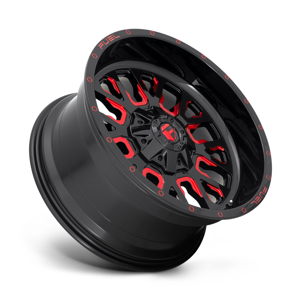 Fuel Wheels | STROKE Side View Red