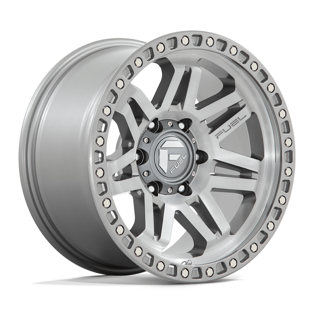Fuel Wheels | SYNDICATE Front View Silver