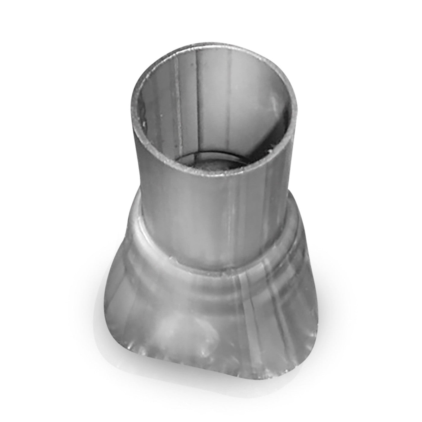 Three-Way Formed Weld-On Collector Stainless Steel Front View