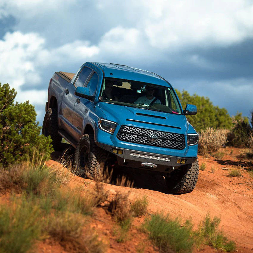 2014-2021 TOYOTA TUNDRA OCTANE FRONT WINCH BUMPER Front View