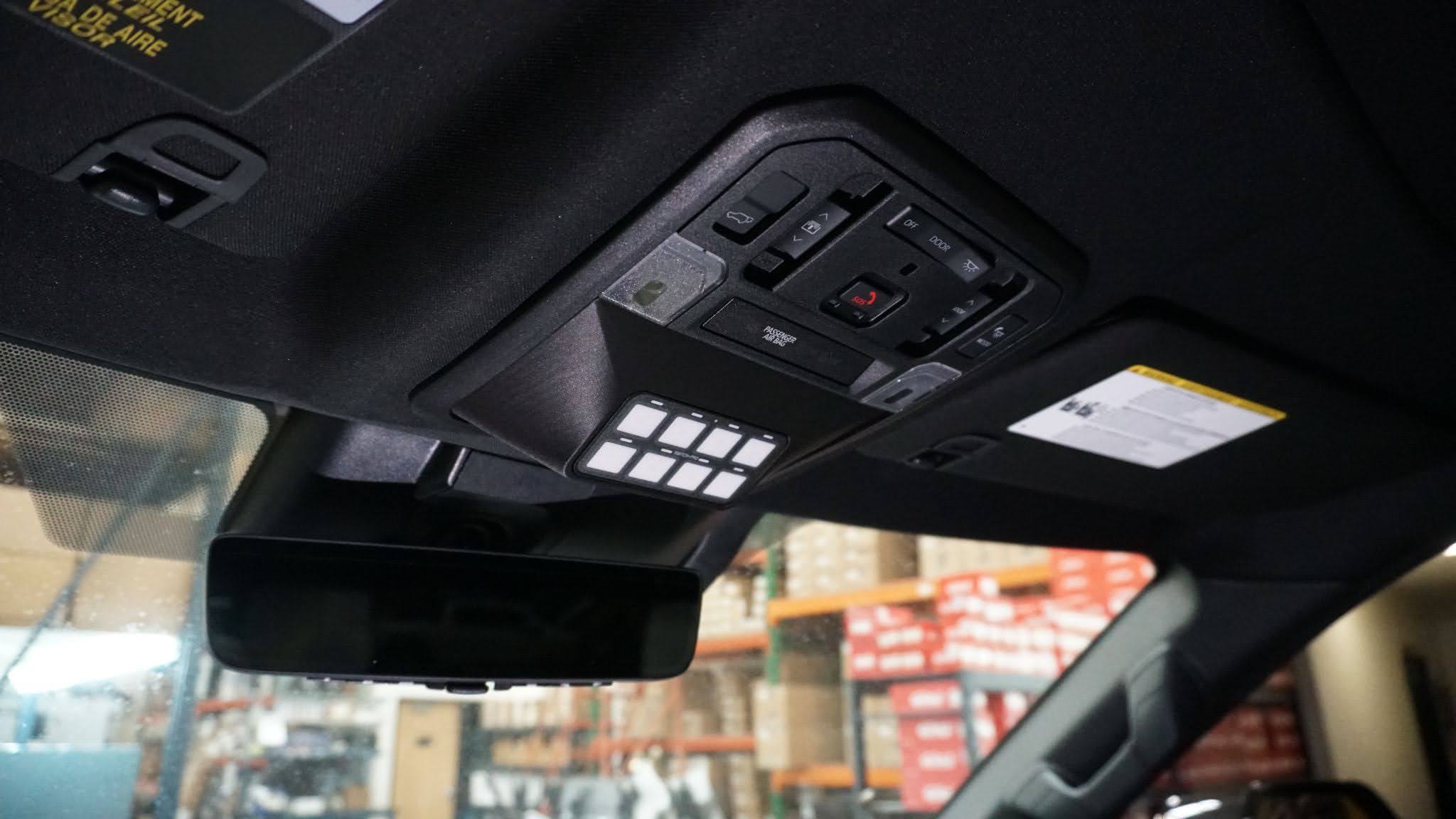 22-24 Tundra, 23-24 Sequoia, 24 Tacoma SDHQ Built Toyota Overhead Switch Pros Keypad Mount