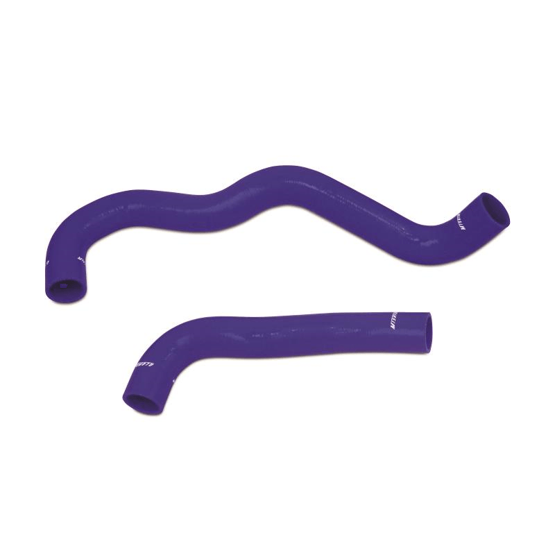 03-04 Ford 6.0L Powerstroke Silicone Coolant Hose Kit Performance Products Mishimoto Blue display