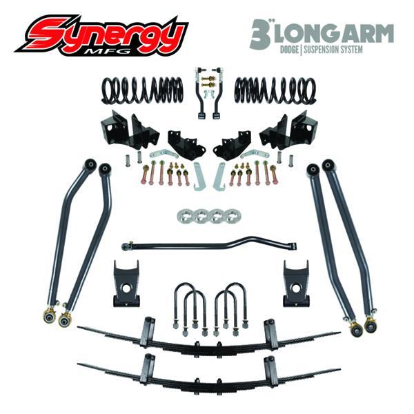 03-09 Dodge Ram 1500 Synergy 3" Long Arm Suspension System Suspension Synergy Manufacturing 