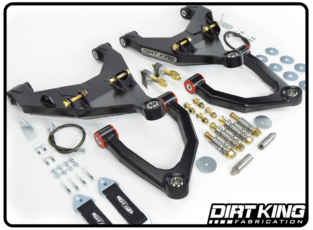 '03-09 Toyota 4Runner Long Travel Kit Suspension Heim Upper Control Arms Dirt King Fabrication parts
