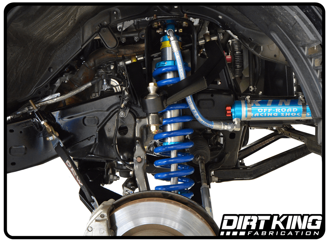 '03-09 Toyota 4Runner Long Travel Kit Suspension Heim Upper Control Arms Dirt King Fabrication close-up