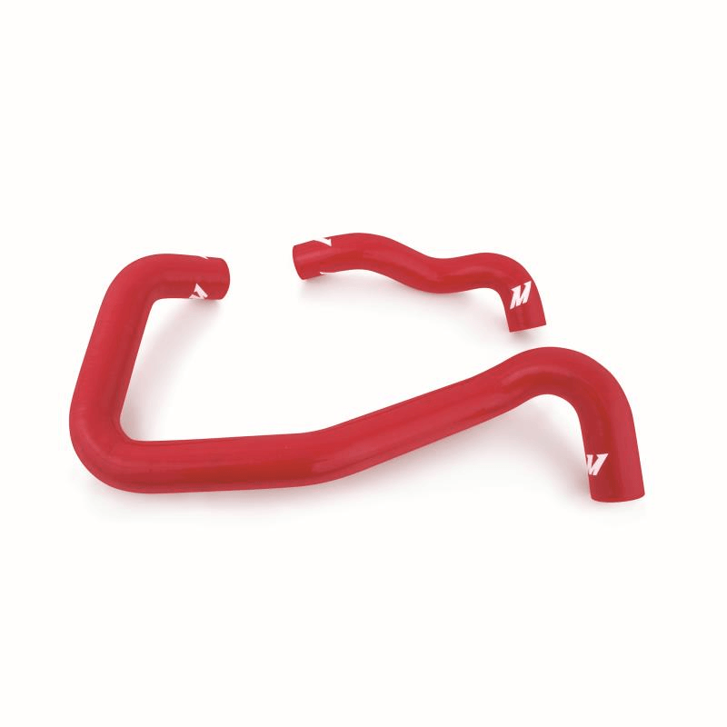 05-07 Ford 6.0L Powerstroke Mono Beam Chassis Silicone Coolant Hose Kit Performance Products Mishimoto Red display