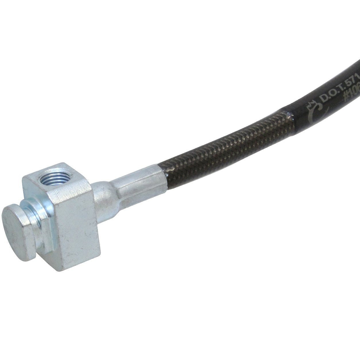 '05-16 Ford F250/350 Stainless Braided Brake Line Kit Close-up Display 