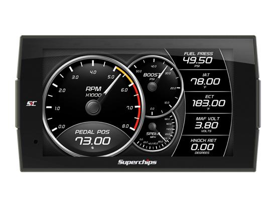 '07-14 Jeep Wrangler Superchips Trail Dash Electrical Superchips display